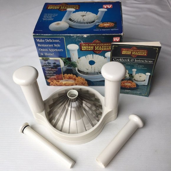 TeleBrands Kitchen Great American Steakhouse Blooming Onion Machine Vegetable Cutter Slicer